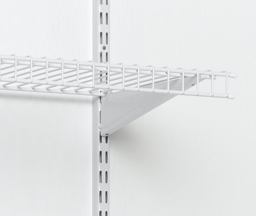 ClosetMaid 16-Inch ShelfTrack Locking Shelf Bracket, White #2854