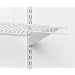 ClosetMaid 12-Inch ShelfTrack Locking Shelf Bracket, White #2853