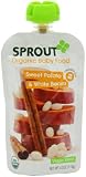 Sprout Intermediate Organic Baby Food, Sweet Potato and White Bean, 4.0-Ounce (Pack of 5)