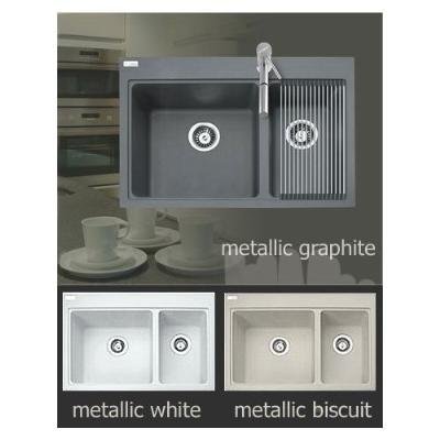 Mitrani GNC318T-B Gino Topmount/undermount Biscuit
