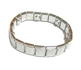 Magnetic Infinite No Clasp Bracelet Silver Tone Magnetic Infinite No Clasp Bracelet Silver Tone