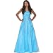 41x%2BbBWRd6L. SL75  Formal Evening Gown. Turq Aline Strapless Ball Gown Dress for for Ball Gown, Formal, Prom, Party, Wedding by Sean Collection (413)