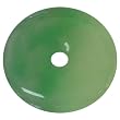 Handmade Green Jade Disc Pendant