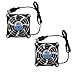 WINSINN 80mm USB Fan 5V for DIY PC Computer Case Receiver DVR Playstation Xbox Cooling - 0.25A 1.25W 4700+-10% RPM (Pack of 2Pcs)