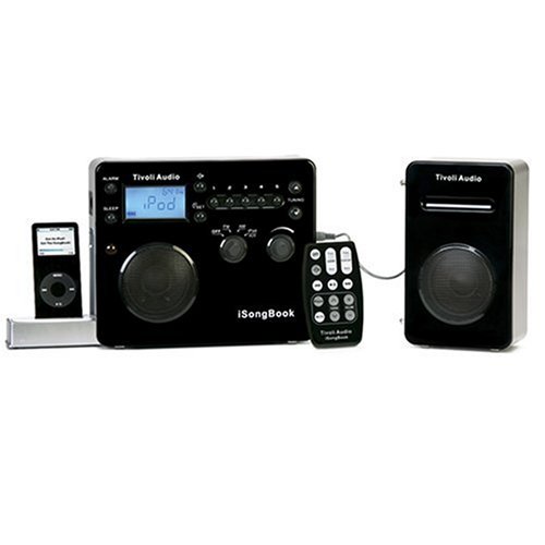 Tivoli Audio Model iSongbook Outdoorradio mit iPod Dockingstation schwarz