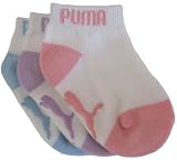 White Gripper Mini Quarter Crews- 3 Pack(Infant to Baby)
