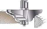 MLCS French Baroque Table Edge Router Bit 1/2