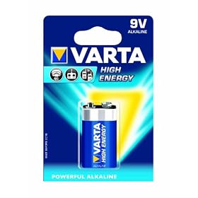 Varta - 4922121411 - High Energy Piles Alcalines - 9V 6LR61