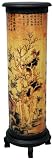 Asian Furniture & Décor - 29" Chinese Wisdom Tree Design Flower Stand Decorative Pedestal
