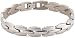 Brushed and Polished Titanium 9mm Bracelet, 8