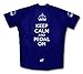 Keep Calm and Pedal On Short Sleeve Cycling Jersey for Men