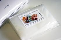 50 Professional grade Embossed Vacuum sealer Bags W(25) X L(35 cm) Large size for FoodSaver, Bifinett, Magi Vac, Rival Seal A Meal, JML, Vac Master Vacuum food sealer machines. Total 17.5m of bag As used by top chefs and caterers