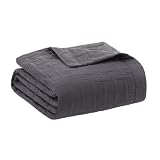 Avenue 8 Meridian Coverlet - Grey - King by Avenue 8