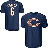 Reebok Chicago Bears Jay Cutler Name & Number T-Shirt Large