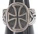 Celtic Irish Cross Trinity Patterns Silver Tone Pewter Ring