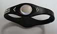 Power Balance Silicone Wristband Bracelet --(Color:black; Size: L)