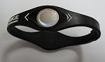 Power Balance Silicone Wristband Bracelet --(Color:black; Size: L)
