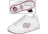  : Heelys Little Kid/Big Kid Glitter Skate Shoe,White/Pink,2 M US Little Kid