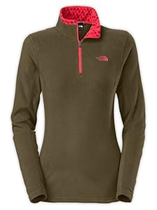 The North Face Glacier 1/4 Zip Fleece Women's New Taupe Green M