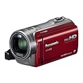 Panasonic HC-V500EG-R Full-HD-Camcorder (7,6 cm (3 Zoll) Touchscreen, 1,5 Megapixel, 38-fach opt. Zoom, 1Mos Sensor, 32mm Weitwinkel, 2D/3D-Umwandlung) rot