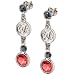 Cleveland Indians Crystal Logo Earrings
