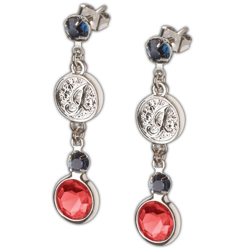 MLB Cleveland Indians Crystal Logo Earrings