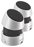 iHome Rechargeable Mini Speakers - White