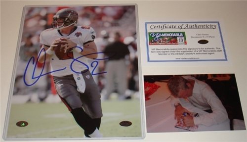 Chris Simms Tampa Bay Buccaneers/Bucs Autographed/Hand Signed 8 x 10 Photo