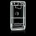 Crystal Clear Transparent Snap-On Cover Hard Case Cell Phone Protector for LG Dare VX9700 VX-9700