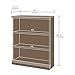 Sauder Camden County 3-Shelf Bookcase, Planked Cherry Finish