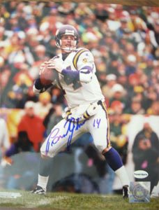 Brad Johnson Signed Vikings 8x10 Photo