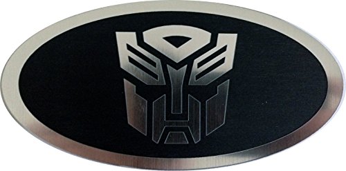 24Designs Compatible Front Emblem Transformers Autobot Black Replacement for Kia Optima K5
