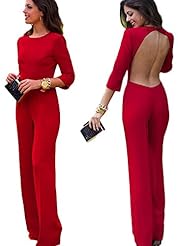 Sexy Cocktail Elbow Length Sleeves Cotton Evening Dress/Party Dress/Bodysuit/Jumpsuit 
