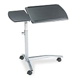 Tiffany IndustriesTM Laptop Computer Caddy, 29-1/2w x 15d x 38h, Charcoal Laminate Top