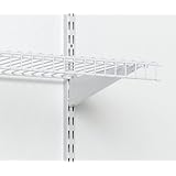 ClosetMaid 12 inch ShelfTrack Locking Shelf Bracket, White #2853