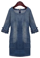 Material: Denim 
Neckline: Round Neck  
Embellishments: Vintage  
Size Category: Adult 
