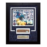 Autographed Joe Montana Photo - Notre Dame Bench Slab Collage - Autographed NFL Photos
