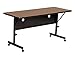 Correll FT2448-06 Deluxe Flip Top Table, 24" x 48", Medium Oak High Pressure Laminate Top, Rectangle,