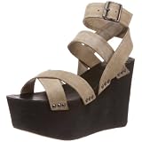 Joe’s Jeans Women’s Brenda II Wedge Sandal,Tan,8.5 M US