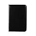 GMYLE(R) Black 360 Degree Rotating PU Leather Folio Stand Case Cover for Nook HD 7 inches Barnes & Noble e-Book Reader Tablet (Multi Angle- Vertical/Horizontal and Wake up Sleep Function)