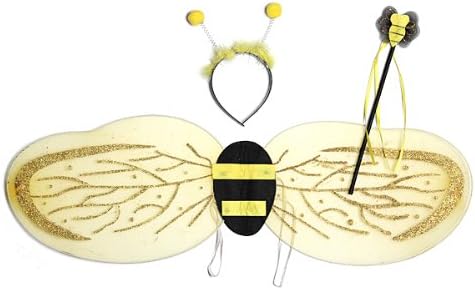 3 Pcs Child Bumble Bee Wings Props Halloween Party Stage Photo