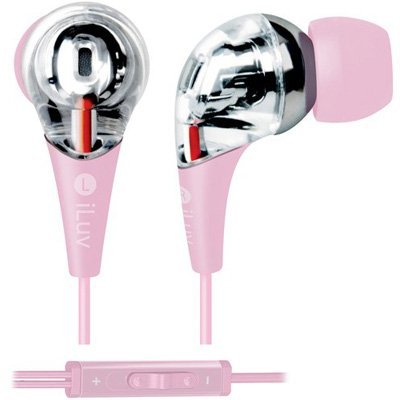 iLuv iEP505PNK Premium Earphones - Pink