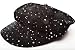 Sparkle Glitter Newsboy Cap / Black / Cancer Patients Chemotherapy Hats