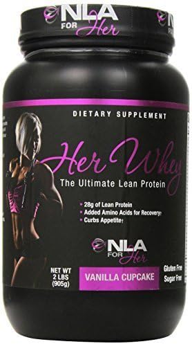NLA for Her Her Whey - Protein Vanilla Cupcake - 2 lbs (905g) by NLA For Her