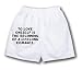 White Boxer Short with To love oneself is the beginning of a lifelong romance.