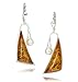 Sterling Silver Cognac Amber and Cultured Pearl title=