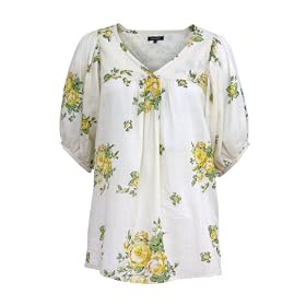 Emily and Fin Mabel Long Vintage Chintz Top