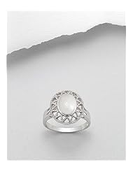 Shell Ring In 92.5 Sterling Silver