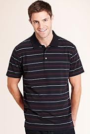 Pure Cotton Leader Striped Polo Shirt