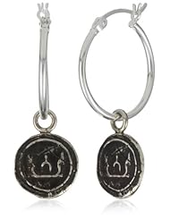 Pyrrha "talisman" Sterling Silver Mini Luck and Protection Stud Earrings